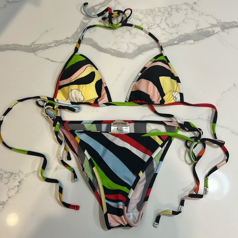 Pucci bikini top & bottom